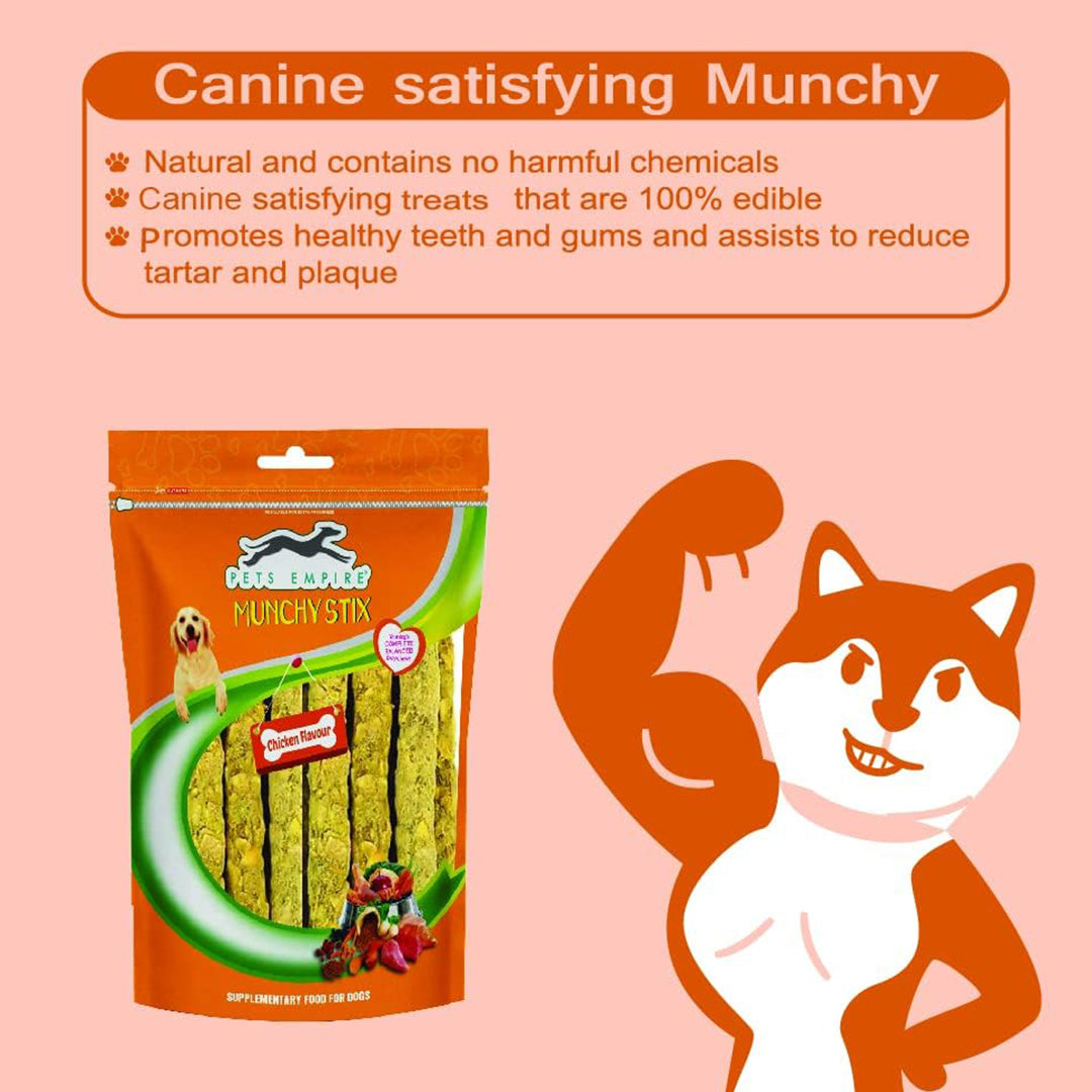 Pets Empire Dog Munchy Sticks Chicken Flavor -1Kg