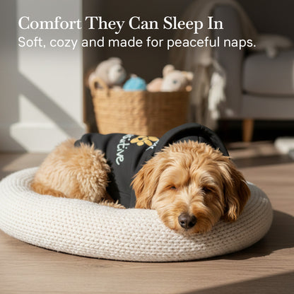 Pets Empire Think Pawsitive Hoodie For Dogs - Black