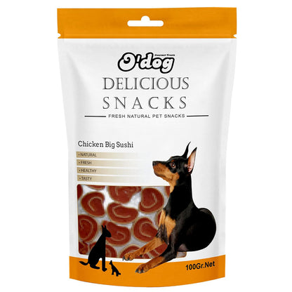 O'Dog Chicken Big Sushi Dog Treats -100g