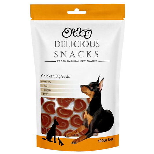 O'Dog Chicken Big Sushi Dog Treats -100g