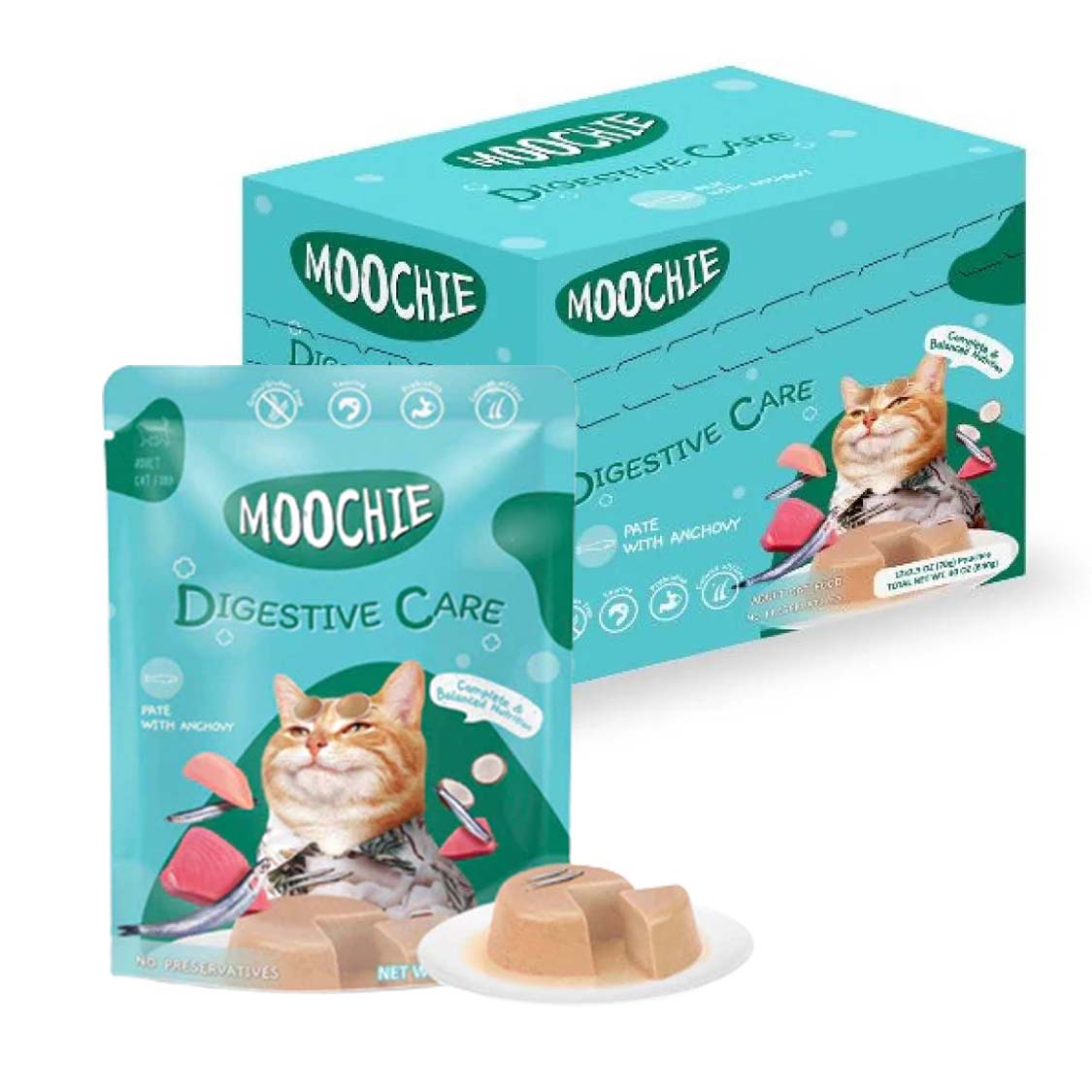 Moochie Cat Wet Food Digestive Care (85g)
