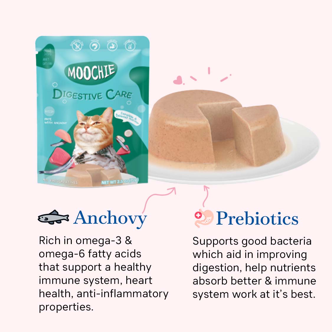 Moochie Cat Wet Food Digestive Care (85g)