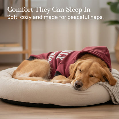 Pets Empire Family Favorite Hoodie For Dogs -  Mahroon