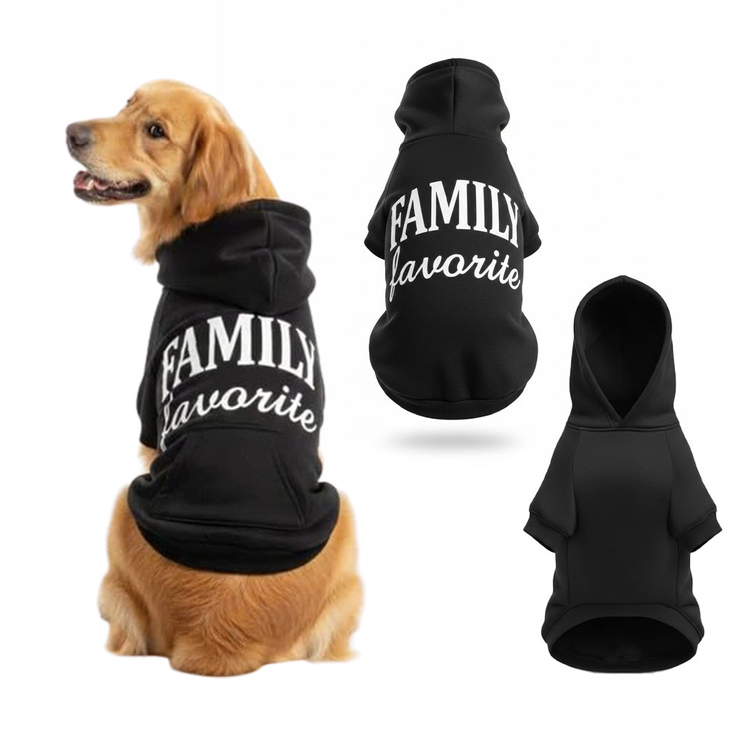 Pets Empire Family Favorite Hoodie For Dogs -  Black