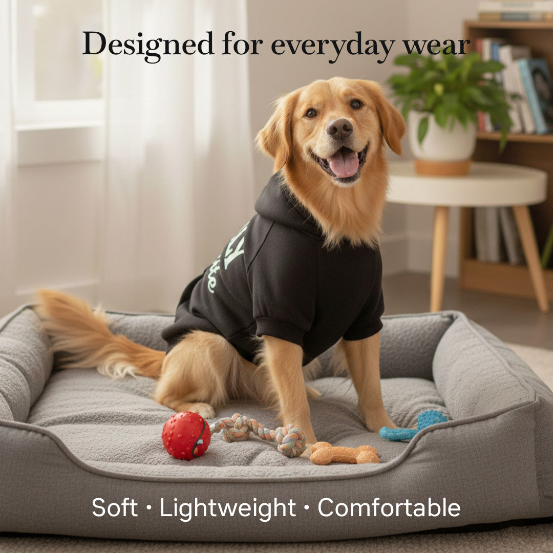 Pets Empire Family Favorite Hoodie For Dogs -  Black