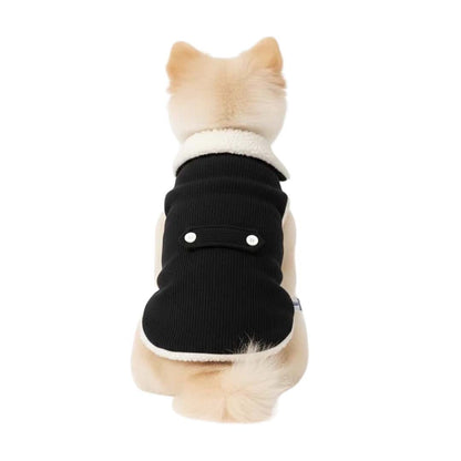 Pets Empire Winter Fleece Jacket for Dogs- Black