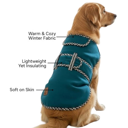 Pets Empire Classic Winter Coat For Dogs - Deep Blue