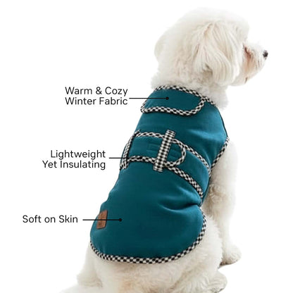 Pets Empire Classic Winter Coat For Dogs - Deep Blue