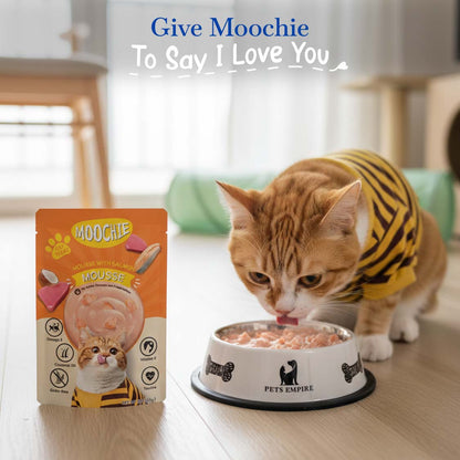 Moochie Wet Food Gravy for Cats - Mousse with Salmon (85g)