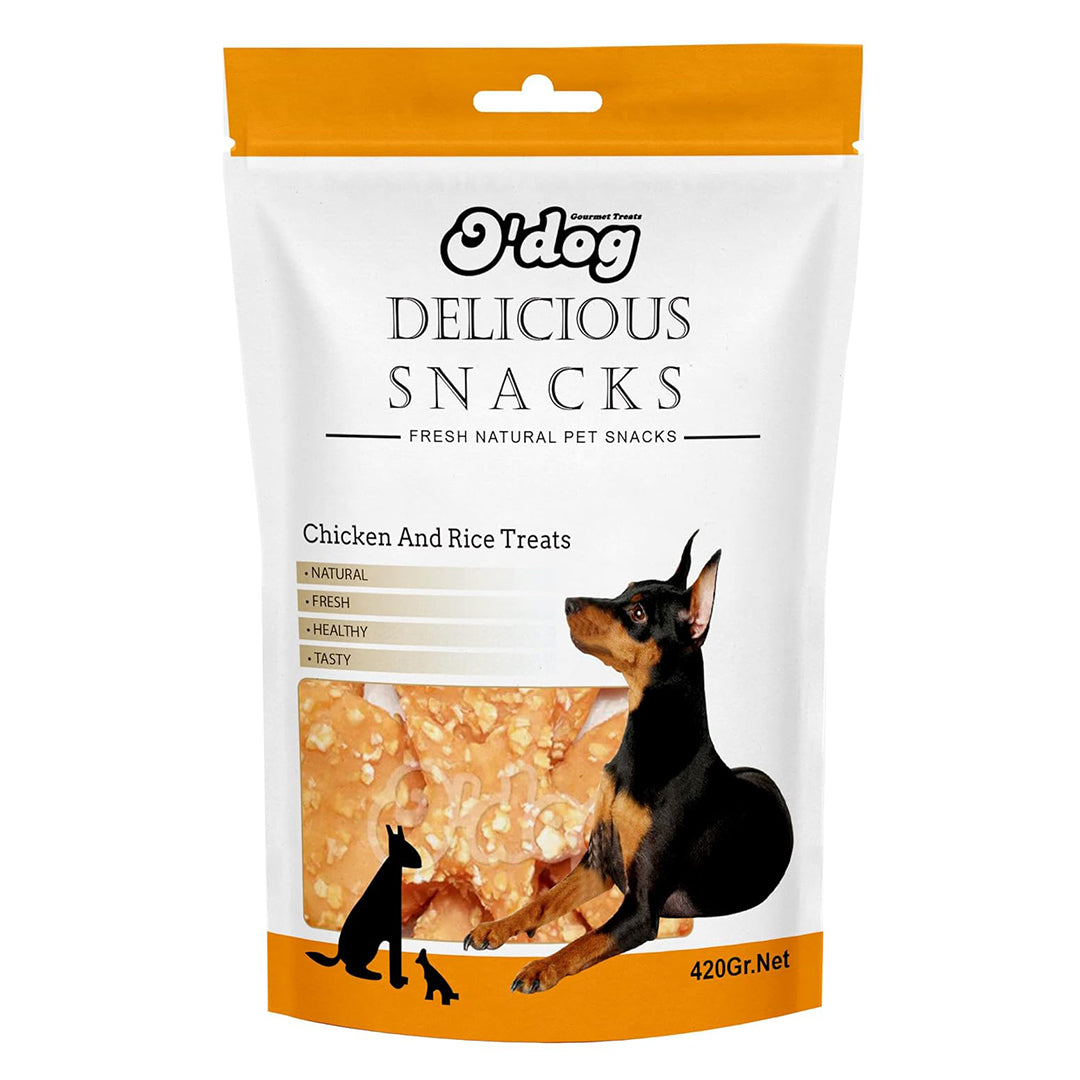 O'Dog Chicken & Rice Treats - 420 gms
