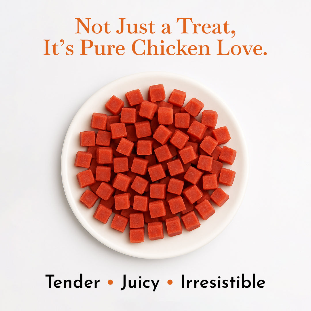 O'Dog Chicken Soft Cubes, Healthy Dog Treats (420g)