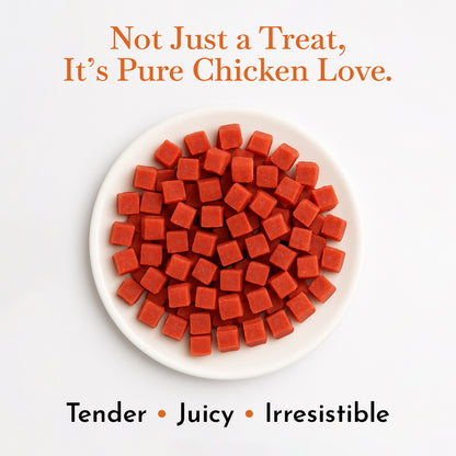 O'Dog Chicken Soft Cubes, Healthy Dog Treats (420g)
