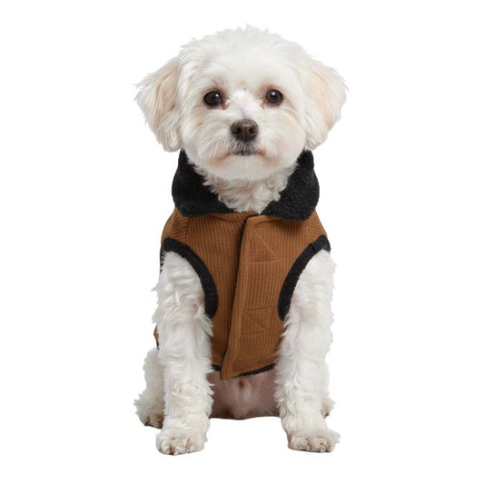 Pets Empire Winter Fleece Jacket for Dogs- Brown