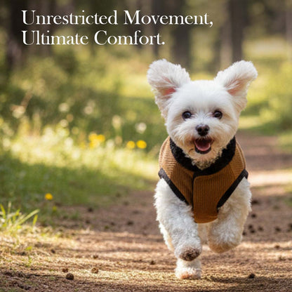 Pets Empire Winter Fleece Jacket for Dogs- Brown