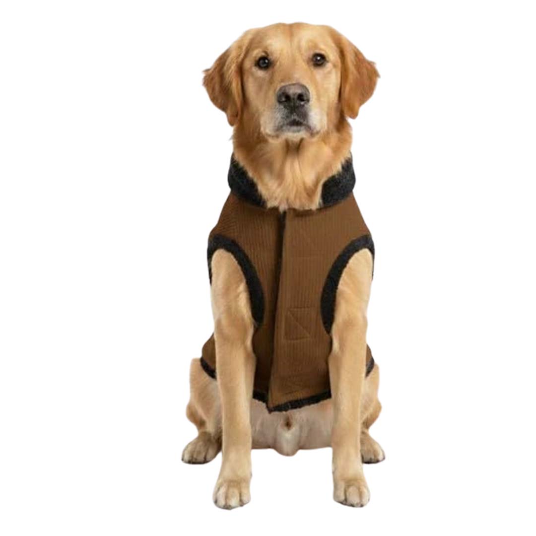 Pets Empire Winter Fleece Jacket for Dogs- Brown