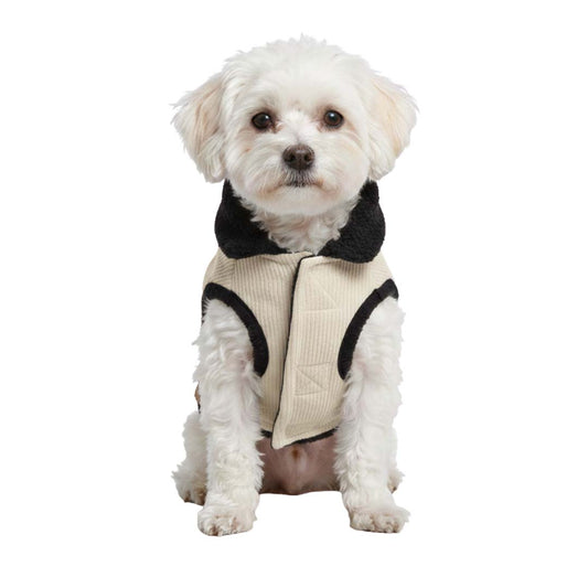 Pets Empire Winter Fleece Jacket for Dogs- Cream
