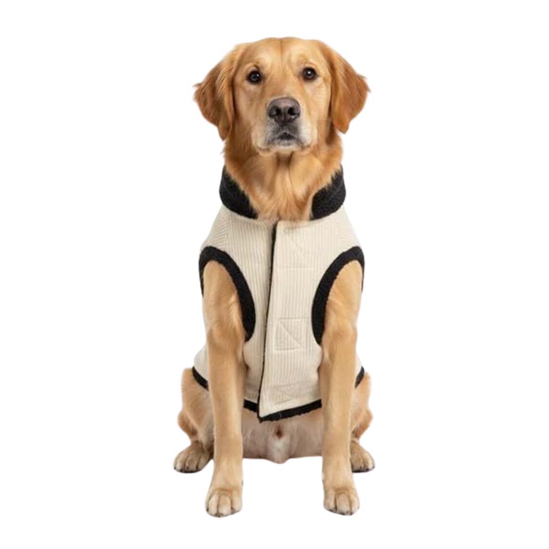 Pets Empire Winter Fleece Jacket for Dogs- Cream