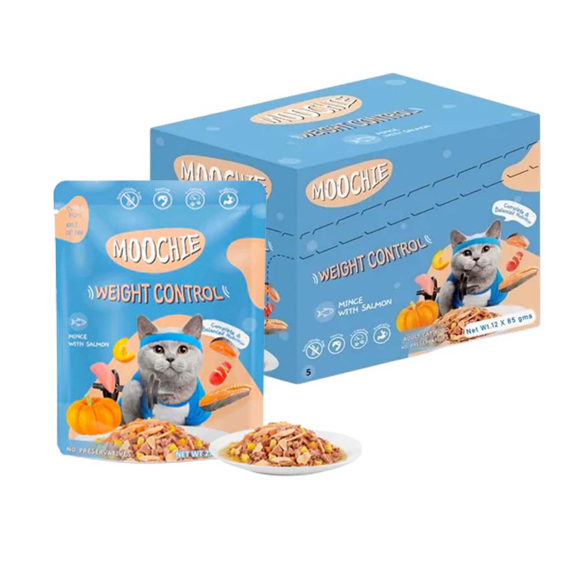 Moochie Wet Food Gravy for Cats - Weight Control (85g)