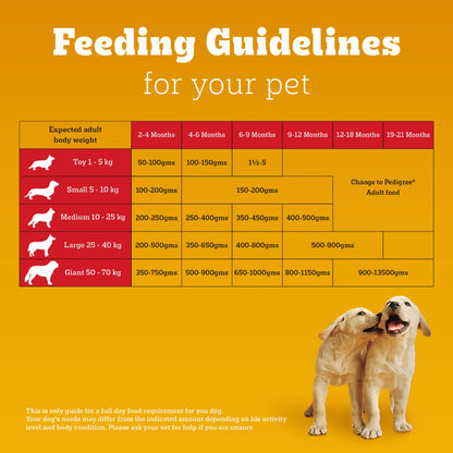 Pedigree Chicken & Milk Dry Puppy Food
