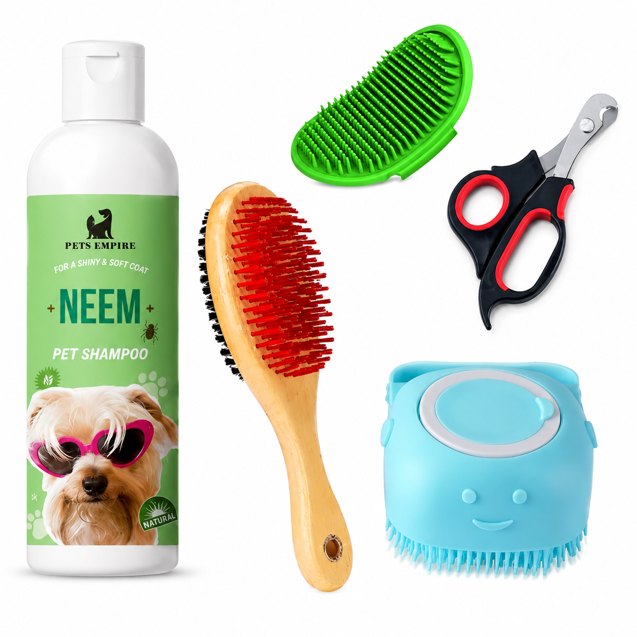 Pets Empire 5-in-1 Dog & Cat Grooming Combo