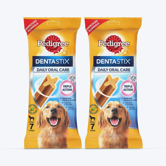 Pedigree Dentastix Dog Treat Weekly Pack For Large Breed - 270 g