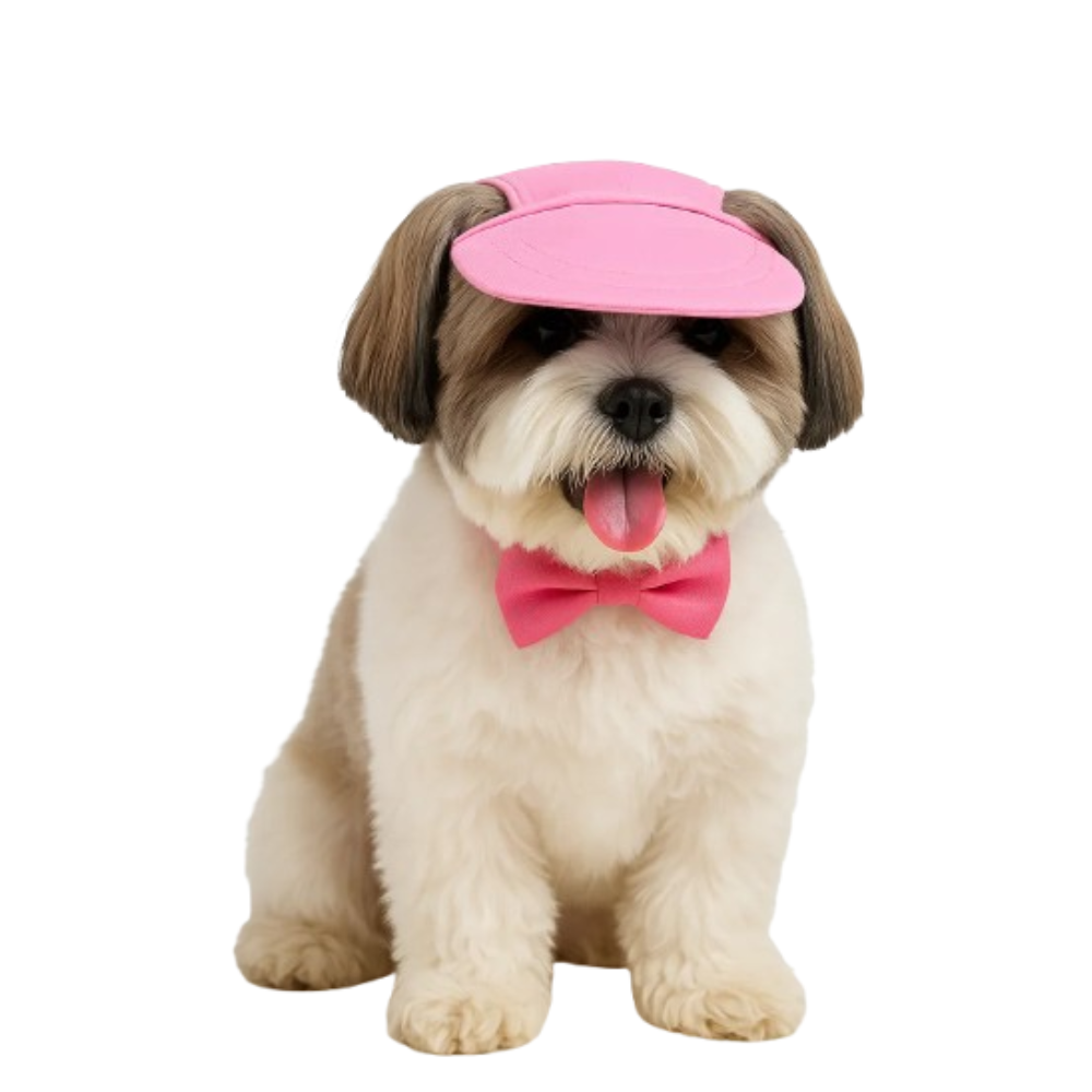 Pets Empire Adjustable Sporty Dog Cap (Pink Color)  –Sun Protection & Style