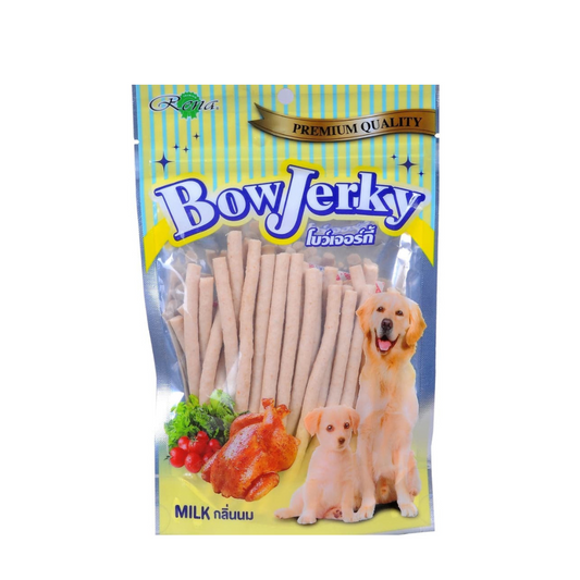 Rena BowJerky Milk Sticks Dog Treats 200g