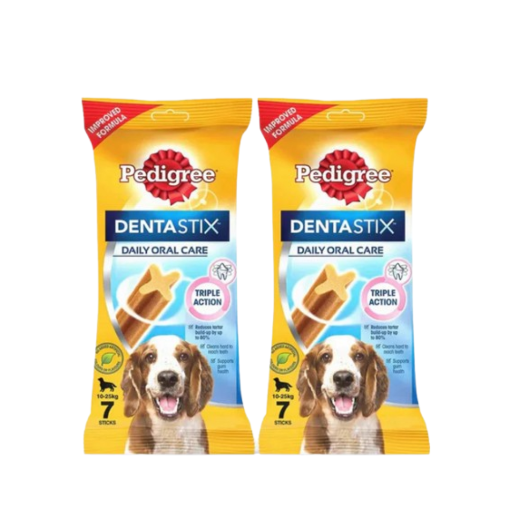 Pedigree Dentastix Dog Treat Weekly Pack For Medium Breed - 180g