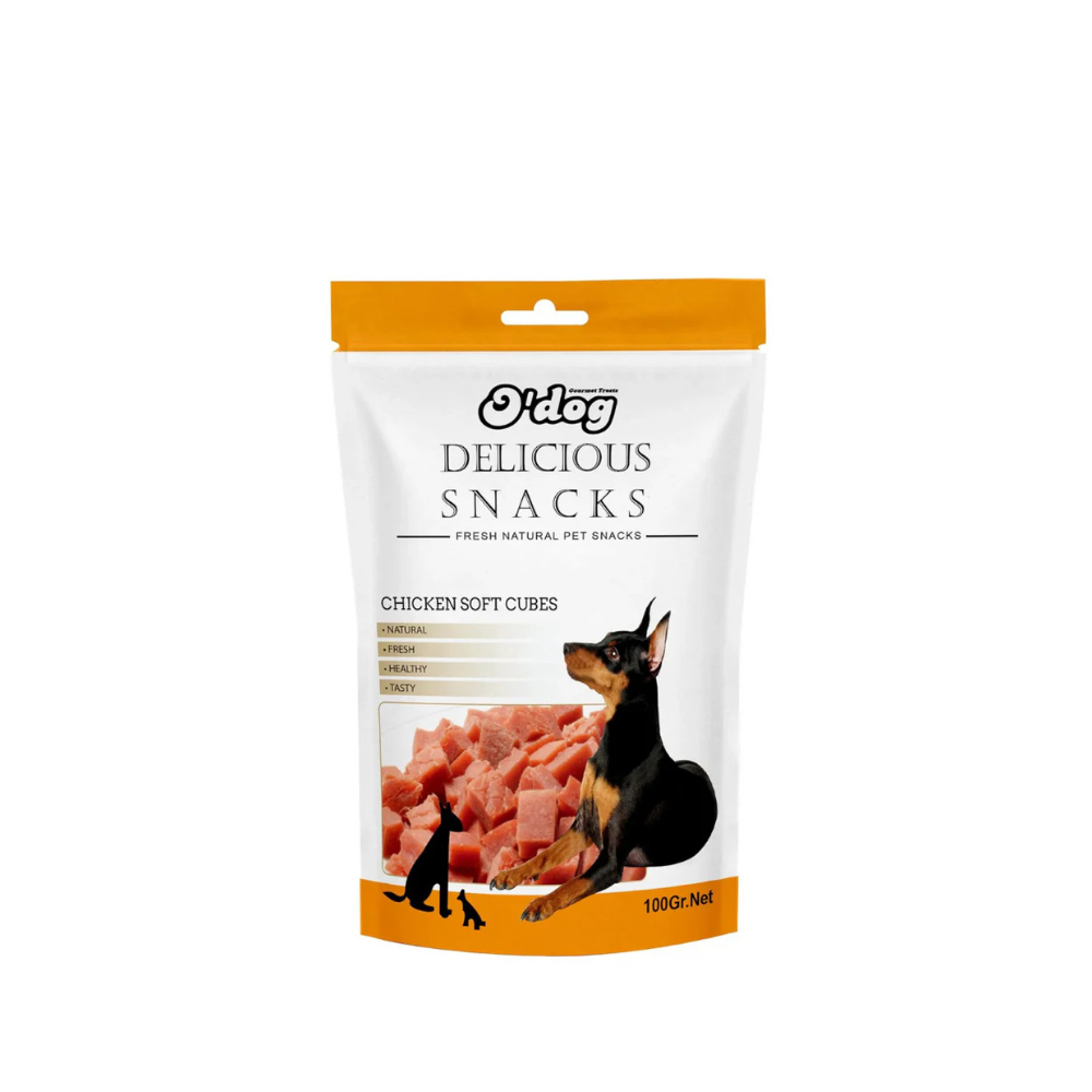 O'Dog Chicken Soft Cubes (100)gms- Pack of 2