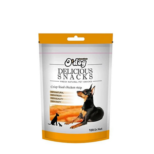 O'Dog Crisp Fried Chicken Strip Healthy Dog Treat (100g)