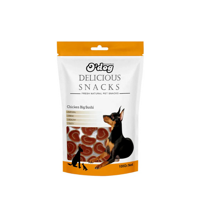 O'Dog Chicken Big Sushi Dog Treats -100g