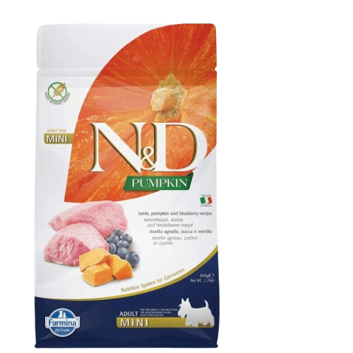 N&D Pumpkin Lamb & Blueberry Grain Free Adult Mini Dog Dry Food