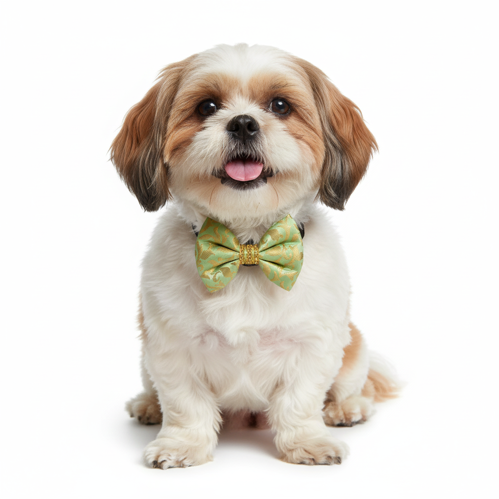 Pets Empire Dog & Cat Bow Tie Removable Bow (Green)