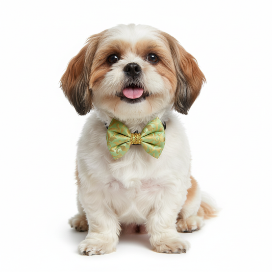 Pets Empire Dog & Cat Bow Tie Removable Bow (Green)