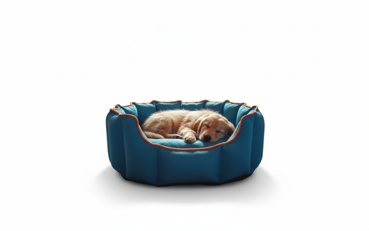 Pets Empire Cozy Electric Blue Bed for Dogs & Puppies