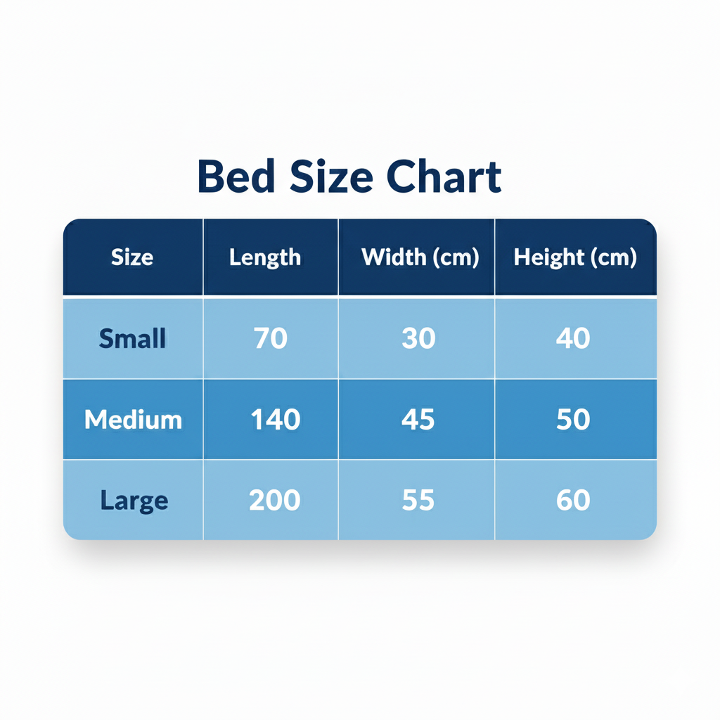 Pets Empire Cozy Electric Blue Bed for Dogs & Puppies