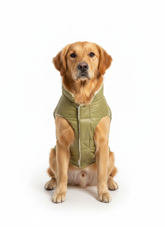 Pets Empire Reversible Winter Jacket for Dogs-Green