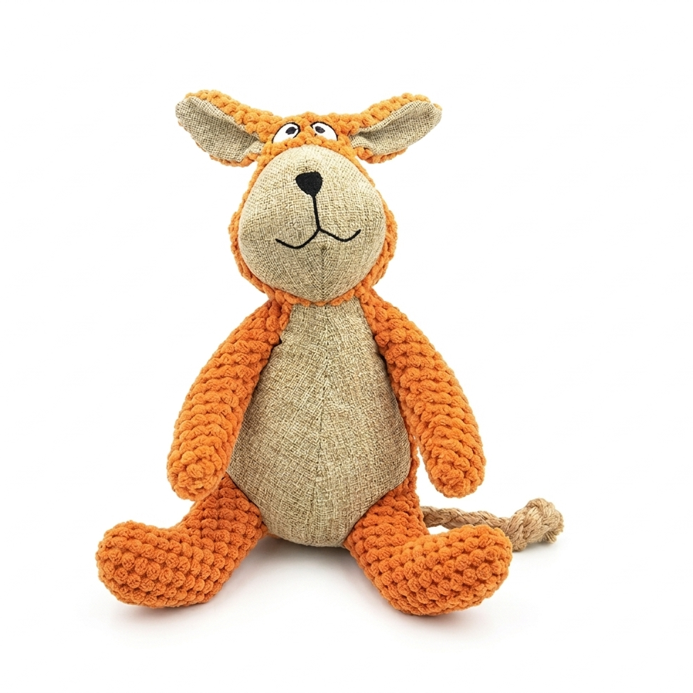 PETS EMPIRE RABIT Squeaky Plush Soft Chew Toy for Dogs