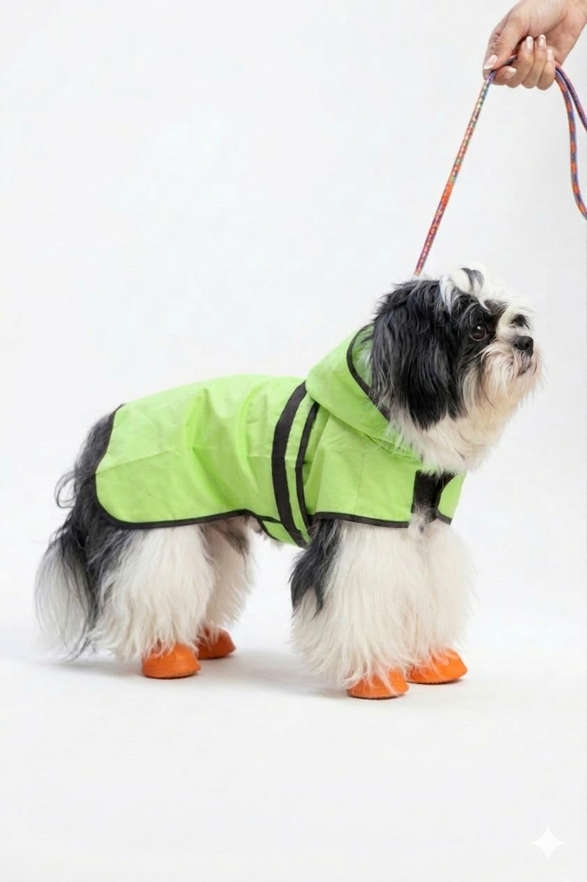 Pets Empire Raincoat for Dogs - Neon Green