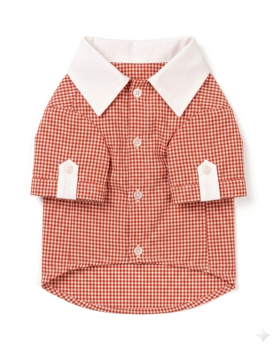 Pets Empire  Checkered Dog Shirt