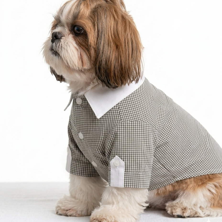 Pets Empire  Checkered Dog Shirt
