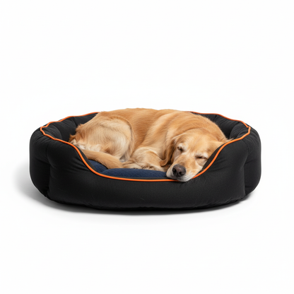 Pets Empire Cozy Charcoal Black Bed for Dogs & Puppies