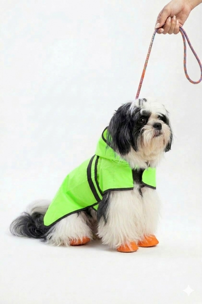 Pets Empire Raincoat for Dogs - Neon Green
