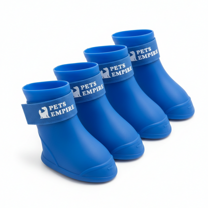 Pets Empire Waterproof Silicone Dog Shoes (Blue)