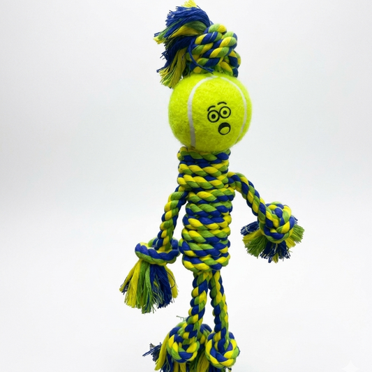 PETS EMPIRE Man Shape Natural Rope Toy for Dogs