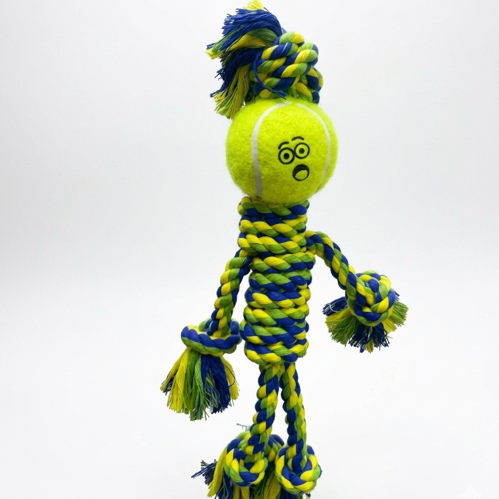 Pets Empire  Man Shape Natural Rope Toy for Dogs