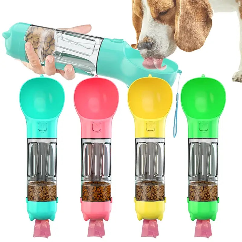 Pets Empire Multifunctional pet travel cup Portable dog water feeder (300ml)