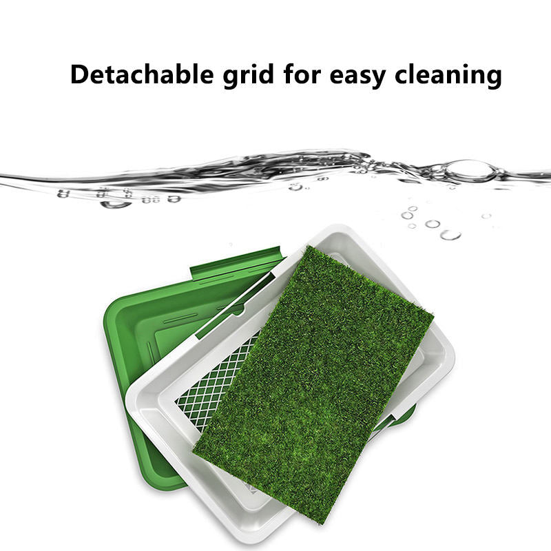 Pets Empire Potty Training Grass Tray for Puppies & Small Dogs