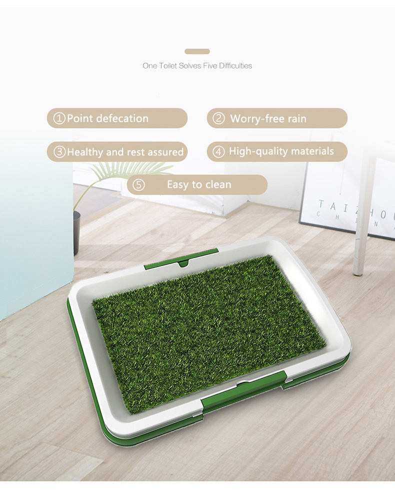 Pets Empire Potty Training Grass Tray for Puppies & Small Dogs