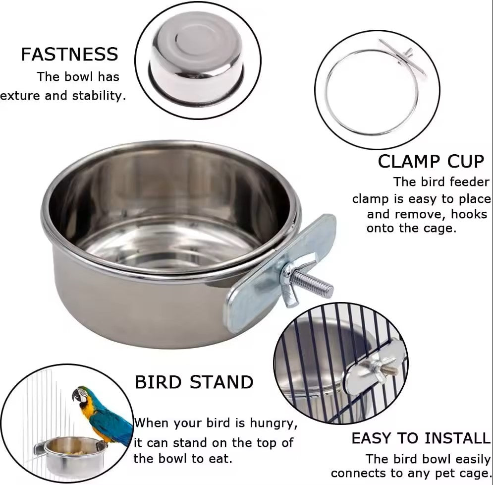 Pets Empire Coop Cup Clam Holder (Pack of 2)